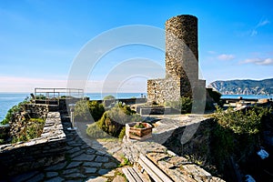 Doria castle in Vernazza. Italy