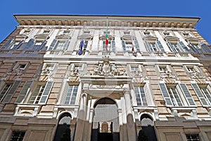 Doria Tursi palace facade photo