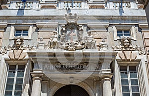 Doria Tursi palace of Genova. Liguria, Italy. photo