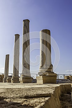 Doric columns ruins