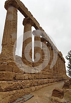Doric Columns Temple of Juno photo