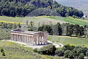 The Doric temple of Segesta