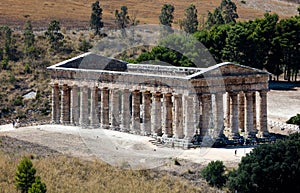 The Doric temple of Segesta