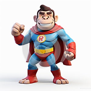 Dorky Super Hero Character Model With Realistic Yet Stylized Design