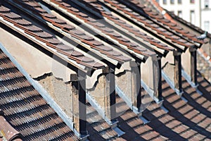 Dormer windows of the Ecole Nationale d'Administration à Strasbourg