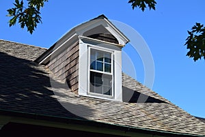 Dormer windows on house in Cape May, New Jersey