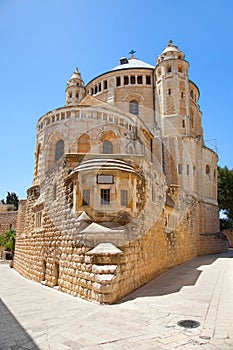 Dormition Abbey church. Jerusalem. Israel photo