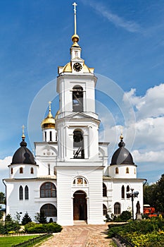 Dormition Cathedral of Kremlin in Dmitrov, Russia