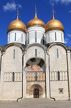 Dormition Cathedral in Moscow Kremlin, Russia
