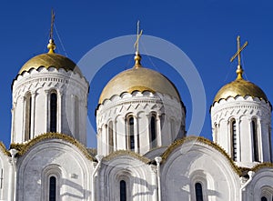 The Dormition cathedral in Vladimire (Russia) photo