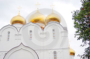 Dormition church in Yaroslavl, Russia.