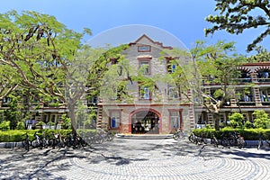 Facade of student dormitory in xiamen university, adobe rgb