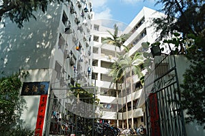 The dormitory building of Shenzhen University