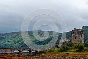 Dornie, Scotland; August 27th 2019: Eilean Donan Castle