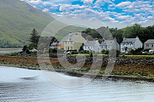 Dornie, the small fishing village ib Scotland