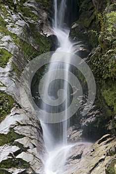 Dorothy Falls, Lake Kaniere, South Island, New Zea