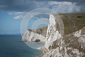 Dorset coastline durdle door and man of war cove