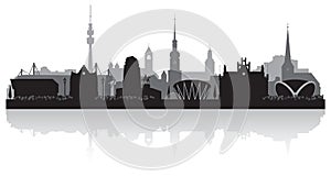 Dortmund Germany  city skyline silhouette