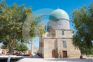 Dorut Tilavat Complex in Shakhrisabz, Uzbekistan. It is part of World Heritage Site. photo