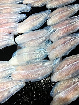 Dory fish sliced