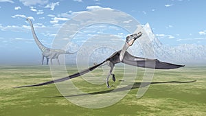 Dorygnathus and Mamenchisaurus