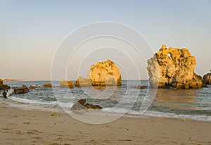 Dos Arrifes beach Algarve Portugal