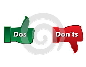 Dos and donts photo