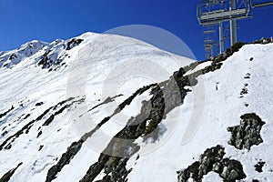   en estación de esquí de Francia 
