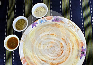 Dosa on plate