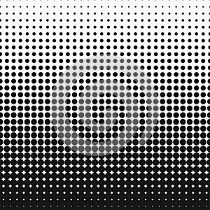 Dot halftone effect. Circle monochrome abstract semitone