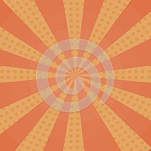 Dot in Line Burst Background Abstract Orange colorful Vector Illustration