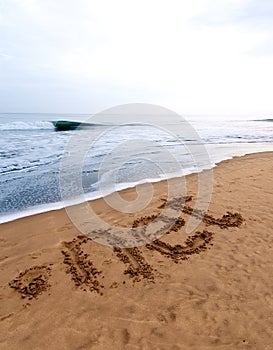 Dot net on the sand