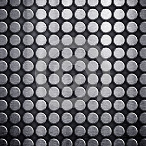 Dot pattern metal background