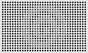 Dot, Peg board perforated texture ilustration.