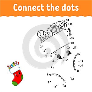 Dot to dot. Draw a line. Handwriting practice. Learning numbers for kids. Activity worksheet. With answer. Game for toddler.