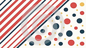 Dots and diagonal lines pattern, abstract background design vector design Generative AI