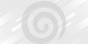 Dots Digital Technology Grey Light Vector Background. Artificial Intelligence Abstract Data Code Concept. White Rain