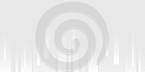 Dots Digital Technology Grey Light Vector Background. Artificial Intelligence Abstract Data Code Concept. White Rain