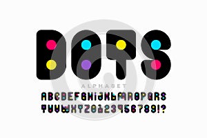 Dots font