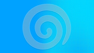 Dots halftone blue color pattern gradient texture background.