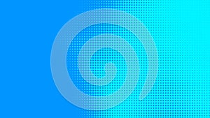 Dots halftone blue color pattern gradient texture background.