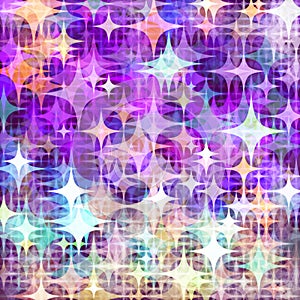 Dots illumination Purple kirakira