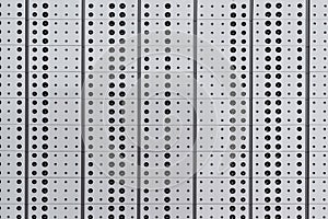 Dots on a metal surface pattern texture.
