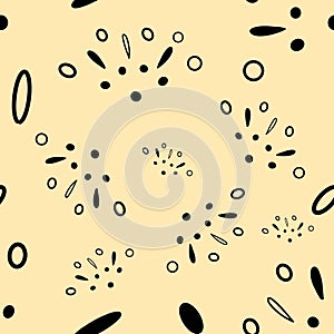 Dots minimal elegance beige simple modern pattern