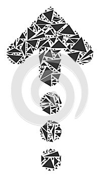 Dotted Arrow Mosaic of Triangles