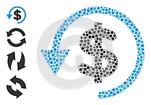 Dotted Chargeback Composition of Circles and Similar Icons