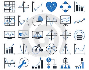 Dotted Charts Icons