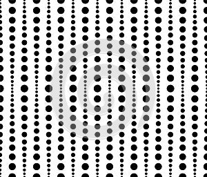 Dotted, dots pattern, background. Seamlessly repeatable both sid