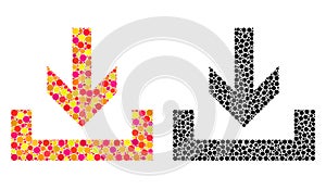 Dotted Downloads Mosaic Icons