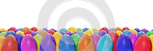 Dotted Easter eggs banner